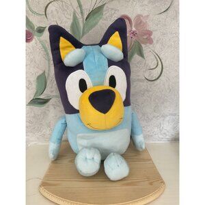 Moose Toys Bluey Plush Toy Soft Stuffed Animal Blue & Purple 17" Tall